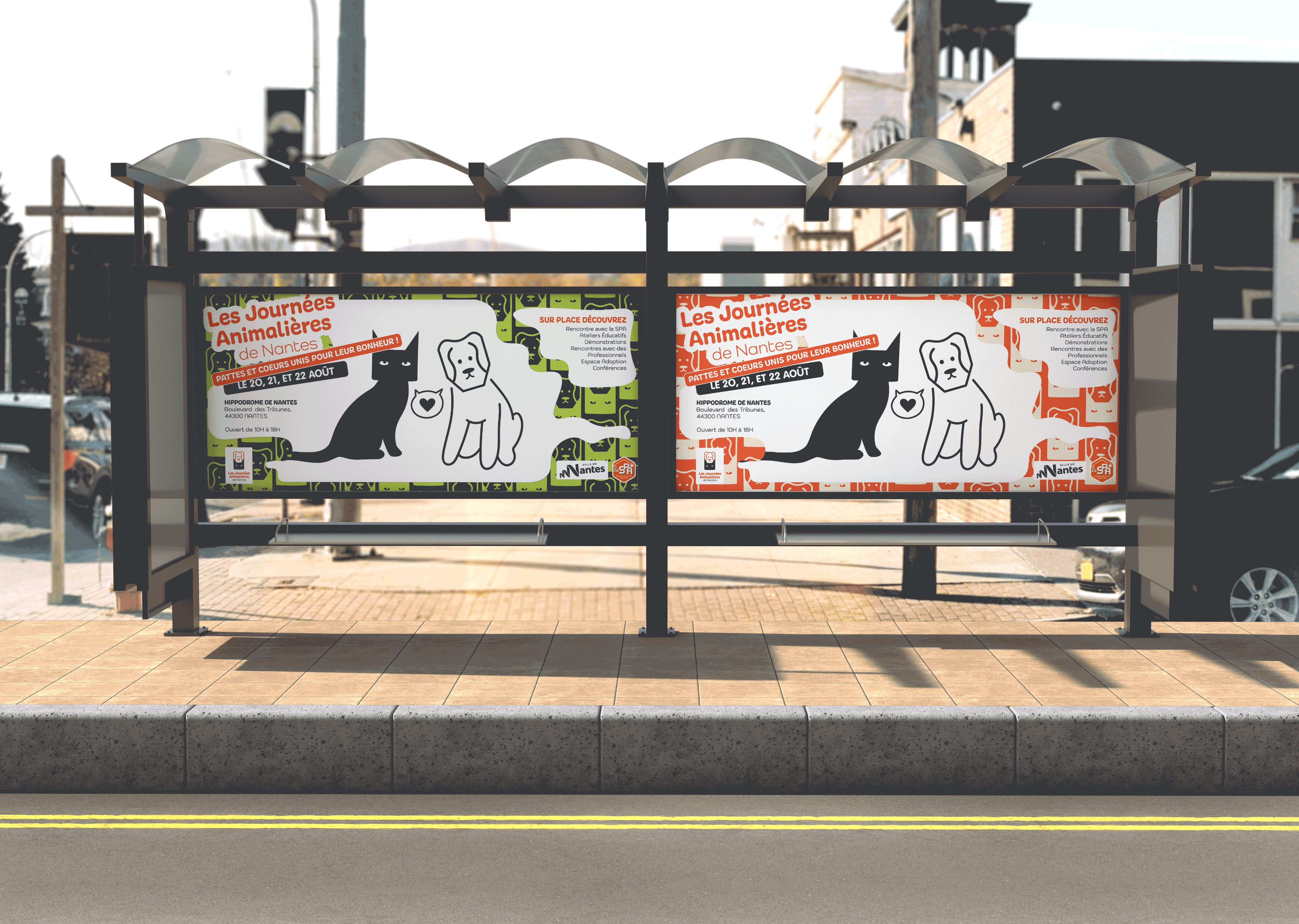 Flanc de bus Journées Animalières